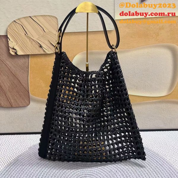 Replica Saint laurent Oxalis Shoulder Raffia Macramé 781289 Bag