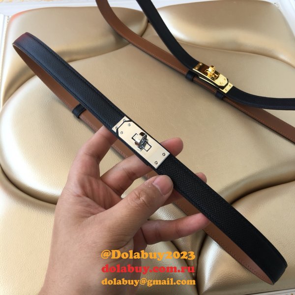 7 Star hottest selling hermes kelly thin belt 17mm