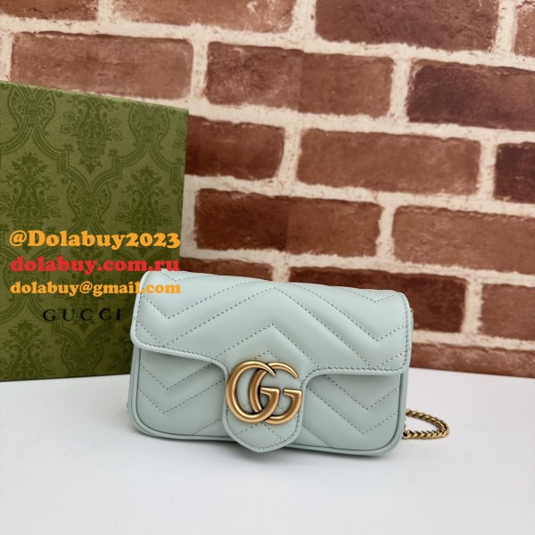 Faux Gucci Matelassé Shoulder GG Marmont Replica Top Bag