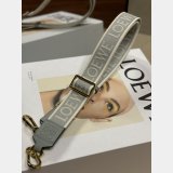 Best Loewe Anagram double-sided embroidered shoulder strap