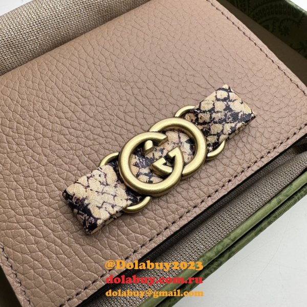 Wallet Interlocking G Gucci Top Replicas 746059 Python Bag