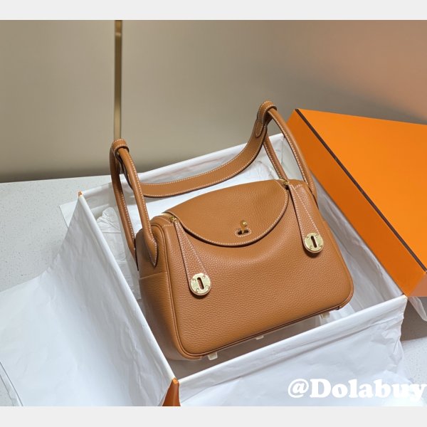 Replica Brown Hermes Lindy 26cm Bags Sale Outlet Online