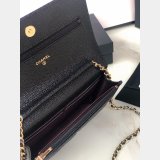 High Quality CC woc chain bag AP0250 MAGNETIC BUCKLE caviar 19CM