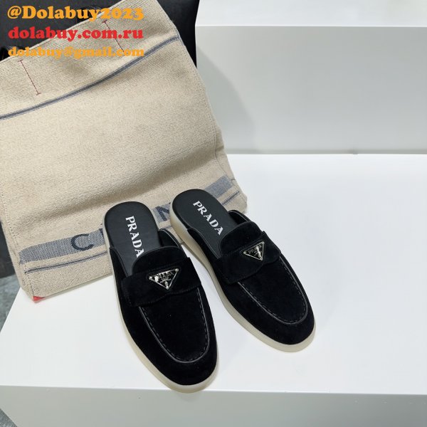 Wholesale Replica Prada 1:1 Designer Saint-Tropez Loafers Shoes