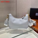 Replica Prada Handbags Cheap Highest Quality For Leather Hobo Re-Edition You