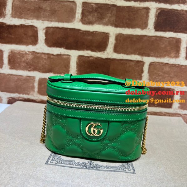 Best Gucci 723770 AAA Fake GG Matelassé Top Handle Bag