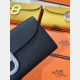 Luxury Hermes  D Ancre to go clutch Epsom bag