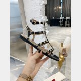 Wholesale VALENTINO ROCKSTUD FLAT CALFSKIN SANDAL WITH STRAPS