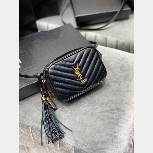 Replica Saint Laurent Lou Matelassé Leather Belt Bag