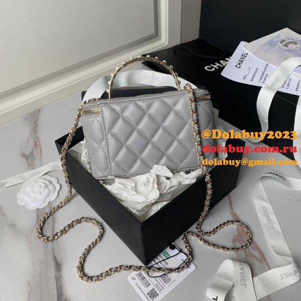 Best AP3956 Vanity Shoulder 1:1 Mirror Luxury Fake Bags