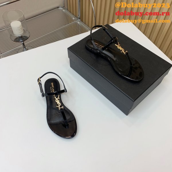 Top Quality SAINT LAURENT flat sandals