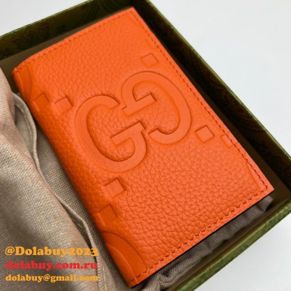 Best Gucci Luxury 739478 Jumbo GG Card Case Wallets