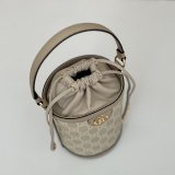 Knockoff Gucci Ophidia Inspired Bucket Ebony Supreme 760199 Bag