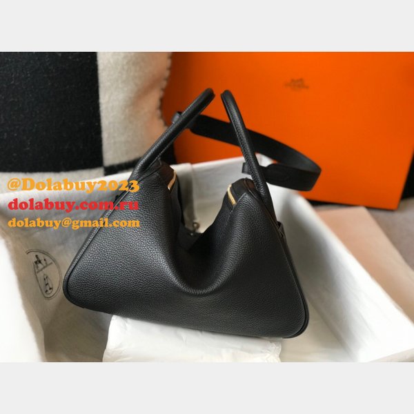 Replica Hermes Lindy 26cm Black Bags Sale Outlet Online