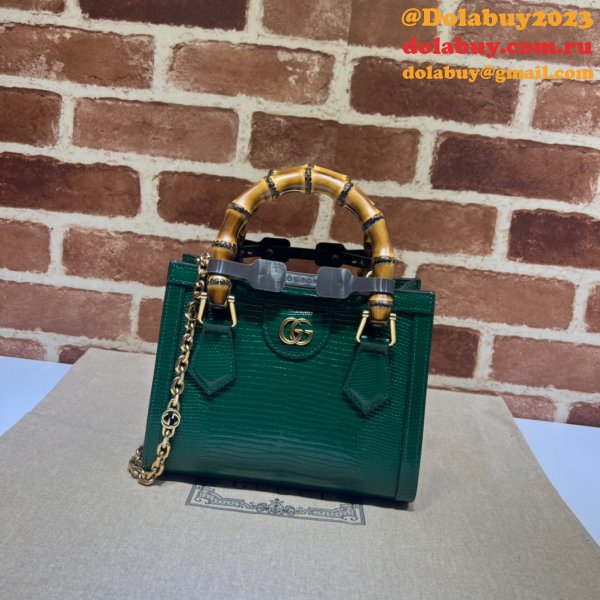 AAA Quality Replica Gucci Diana lizard 675800 bag