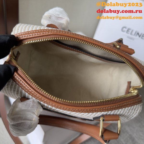 Luxury Celine 197582 Triomphe Small Boston Bag