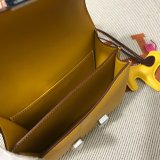 Hermes Constance Bag 18cm Epsom Leather Yellow