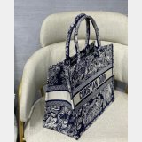 Dior High Quality Book Tote Replica Dior 41.5/36CM Oblique Embroidery