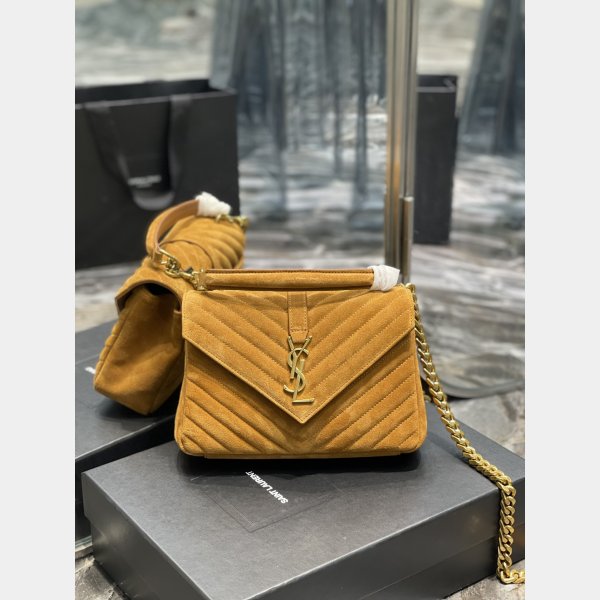 Replica YSL Top Monogram College 392737 Leather Shoulder Bag