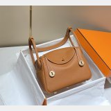 Replica Brown Hermes Lindy 26cm Bags Sale Outlet Online