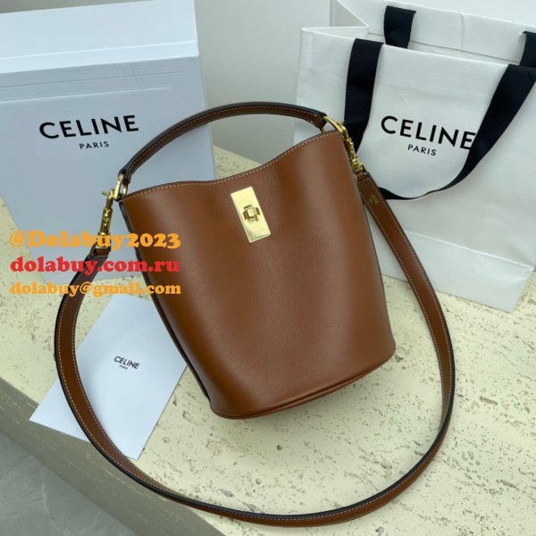 UK Celine Perfect Fake Quality Teen Bucket Triomphe Bag